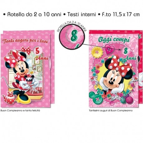 Biglietto Auguri Compleanno Minnie