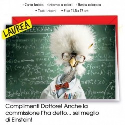 Biglietto Auguri Laurea Dottore