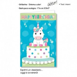 Biglietto Auguri Happy Birthday
