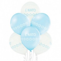 Palloncini E' Nato Azzurro 30 cm