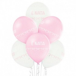 Palloncini E' Nata Rosa 30 cm