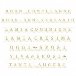 Festone Bandierine Carta 15x20 cm