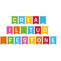 Festone Bandierine Carta 15x20 cm
