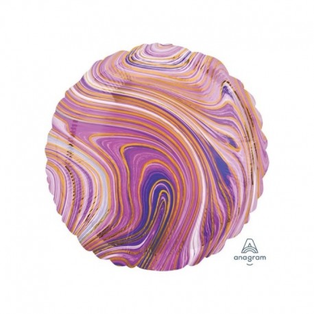 Pallone Tondo Marblez Viola 45 cm