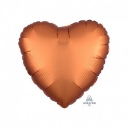 Pallone Cuore Satin Ambra 45 cm