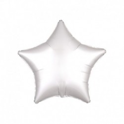 Pallone Stella Satin Bianca 45 cm