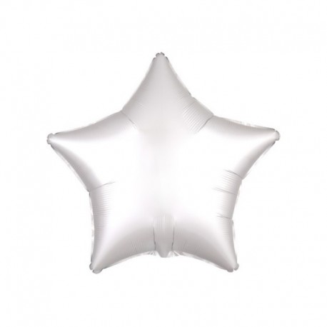 Pallone Stella Satin Bianca 45 cm