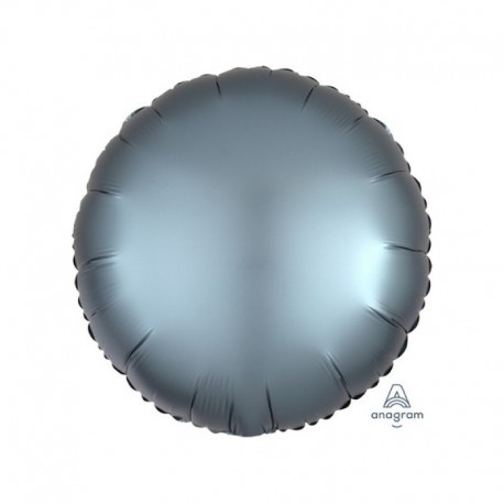 Pallone Tondo Satin Blu 45 cm