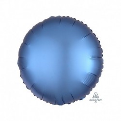 Pallone Tondo Satin Blu Cobalto 45 cm