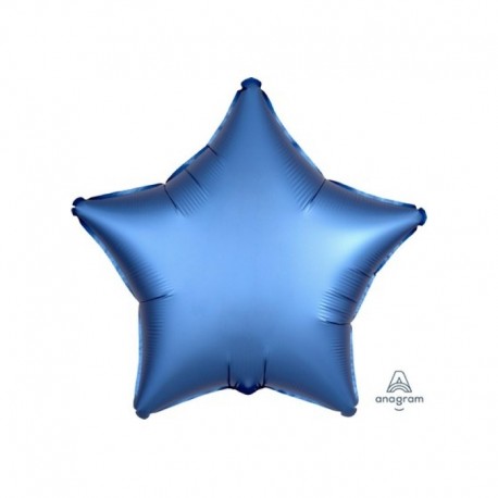 Pallone Stella Satin Blu Cobalto 45 cm