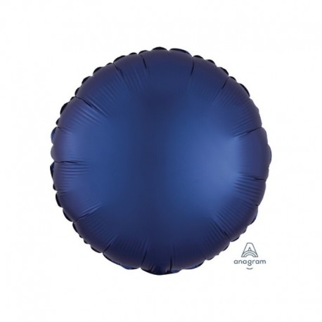 Pallone Tondo Satin Blu Navy 45 cm