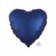 Pallone Cuore Satin Blu Navy 45 cm