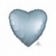 Pallone Cuore Satin Blu Pastello 45 cm