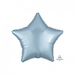 Pallone Stella Satin Blu Pastello 45 cm