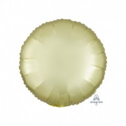 Pallone Tondo Satin Giallo Pastello 45 cm