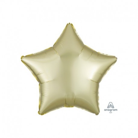 Pallone Stella Satin Giallo Pastello 45 cm
