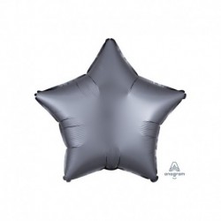 Pallone Stella Satin Grafite 45 cm