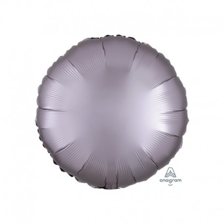 Pallone Tondo Satin Grigio 45 cm