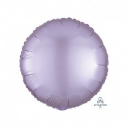 Pallone Tondo Satin Lilla Pastello 45 cm