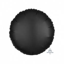 Pallone Tondo Satin Nero Onice 45 cm