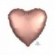 Pallone Cuore Satin Rame 45 cm