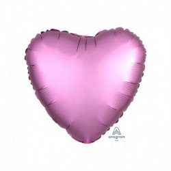 Pallone Cuore Satin Rosa 45 cm