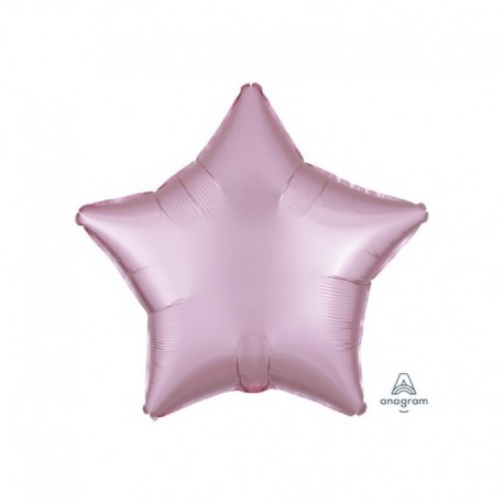 Pallone Stella Satin Rosa Pastello 45 cm