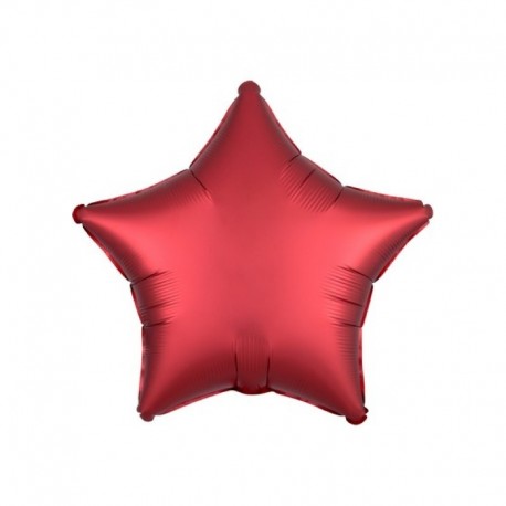 Pallone Stella Satin Rosso Sangria 45 cm