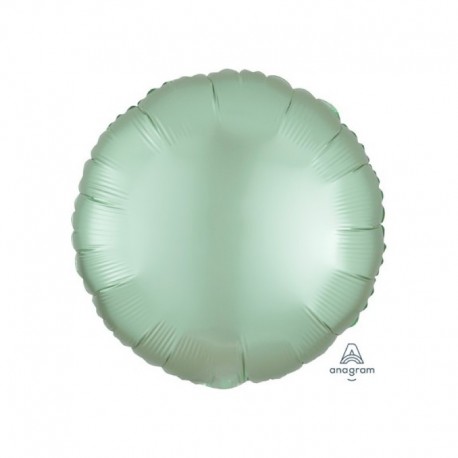 Pallone Tondo Satin Verde Menta 45 cm