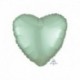 Pallone Cuore Satin Verde Menta 45 cm