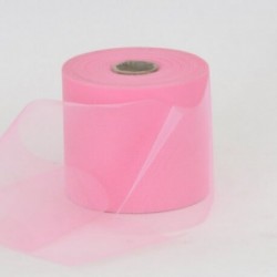 Rotolo Decorativo Nastro Tulle Rosa