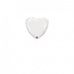 Palloncino Cuore Bianco 10 cm