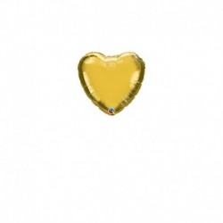Palloncino Cuore Oro 10 cm