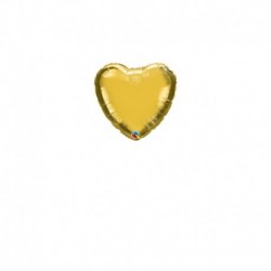 Palloncino Cuore Oro 10 cm