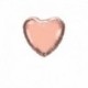 Palloncino Cuore Rosa Gold 25 cm