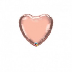 Palloncino Cuore Rosa Gold 25 cm