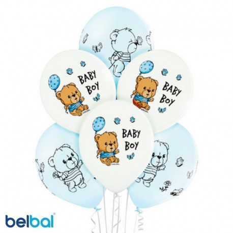 Palloncini Orsetto Baby Boy 30 cm