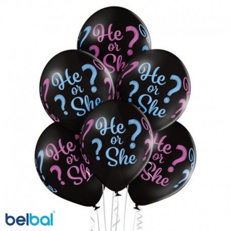 Palloncini He or She 30 cm