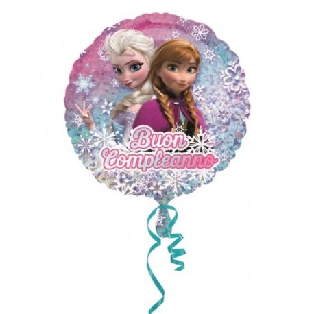 Pallone Frozen Buon Compleanno 45 cm