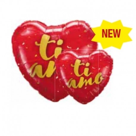 Pallone Cuore Foil Ti Amo 45 cm