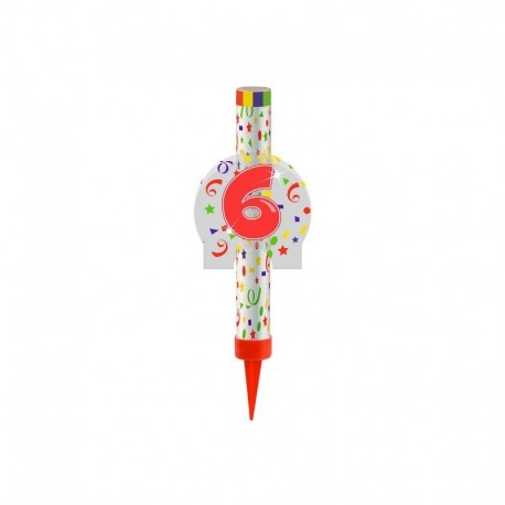 Fontana Magia Numero 6 - 14 cm