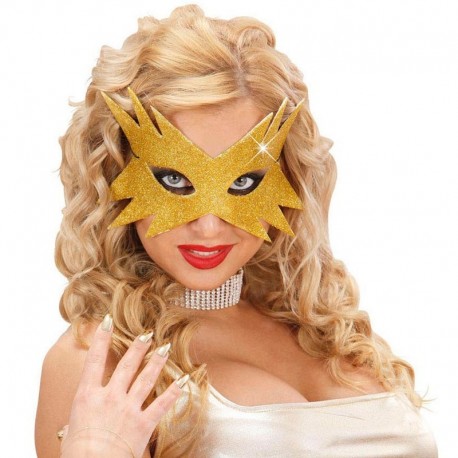Maschera Glitter Stella Oro