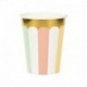 8 Bicchieri Carta Pastel Celebration 266 ml