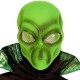 Maschera Plastica Alieno Verde