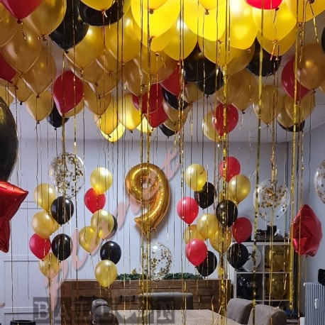 Decorazione Palloncini Elio Compleanno Soffitto - Balloon Planet