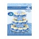 Espositore Cup Cake Azzurro