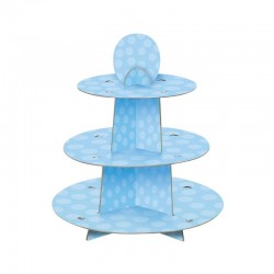 Espositore Cup Cake Azzurro