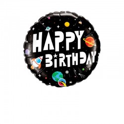 Pallone Rainbow Birthday Cupcake 90 cm