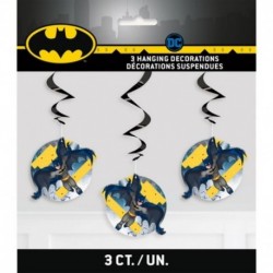 Set 3 Pendenti Swirl Batman 66 cm