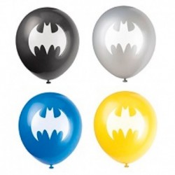 8 Palloni Lattice Batman 30 cm